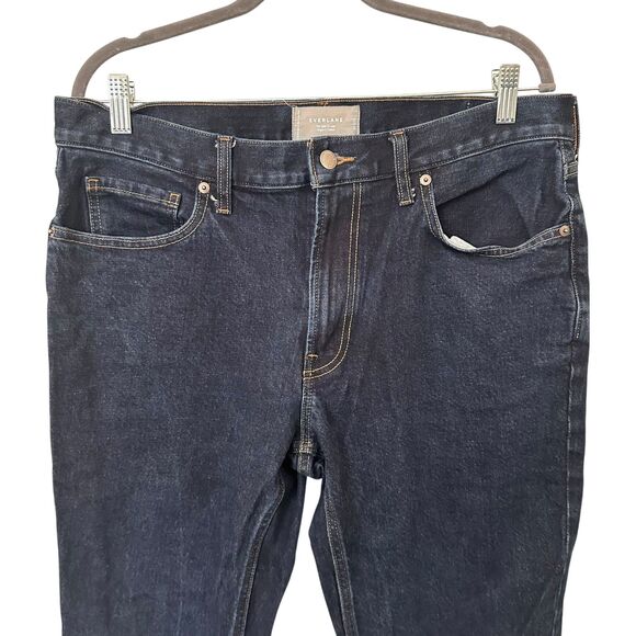 EVERLANE Slim Fit Organic Cotton Denim Indigo 34x34 - Picture 4 of 6
